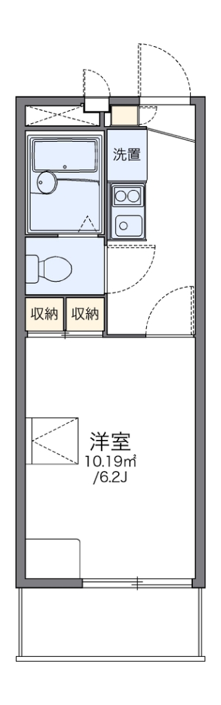 レオパレスハッピーロイヤル 間取り図