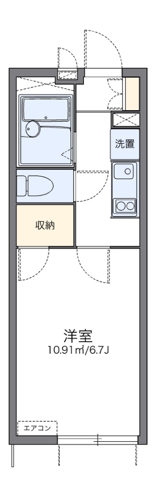 レオパレスプリマベーラ大成 間取り図