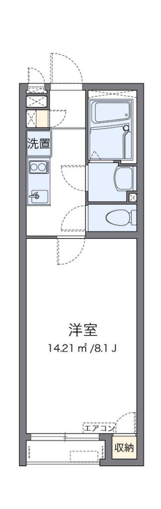 クレイノヴィラ　ヴェルテ 間取り図