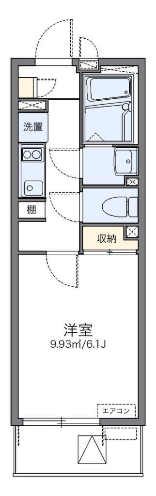 レオネクストヴァンベール　ドゥ 202号室 間取り