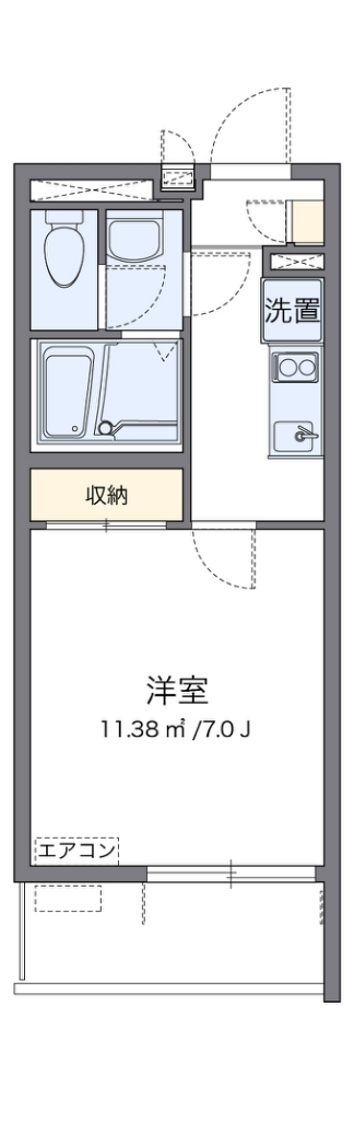 クレイノアクアラグーン 間取り図