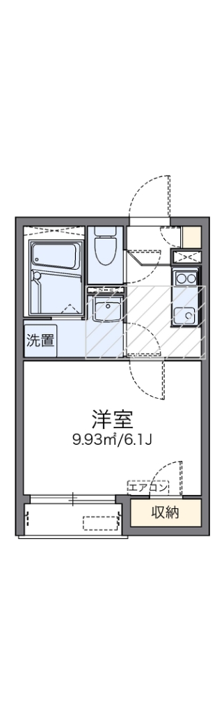 レオネクスト夢パレス 202号室 間取り