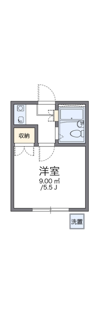 レオパレスＺＥＮ 101号室 間取り