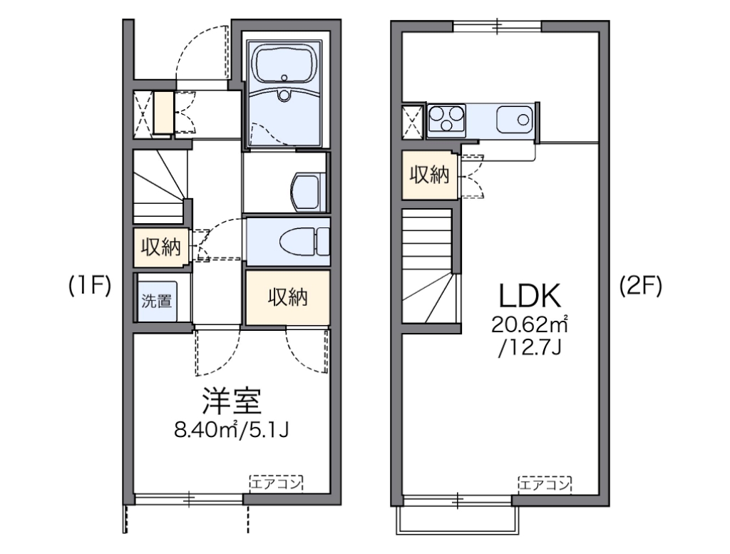 レオネクスト桑の葉 間取り図