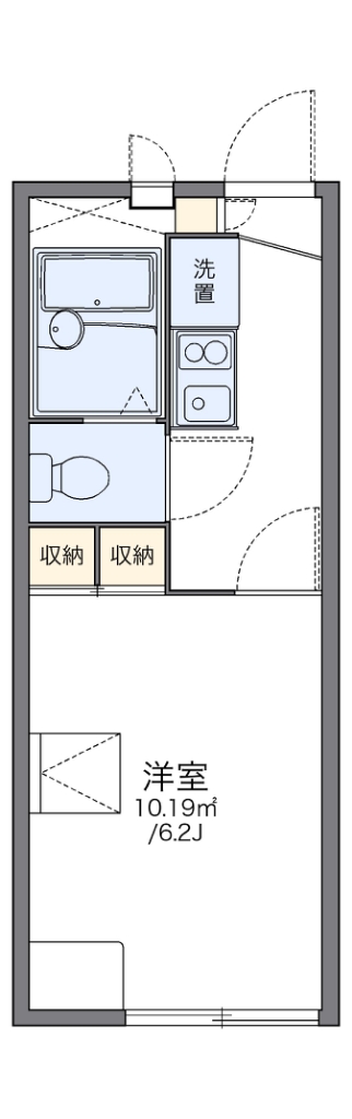 レオパレスクラッセ 203号室 間取り