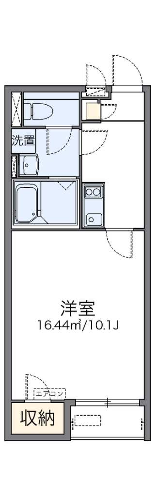 レオネクストリントアール 105号室 間取り