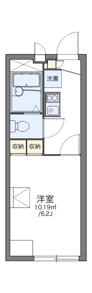 レオパレスファーレⅤ 間取り図