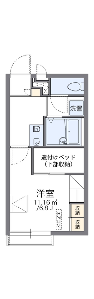 レオパレスシーガル大森 間取り図