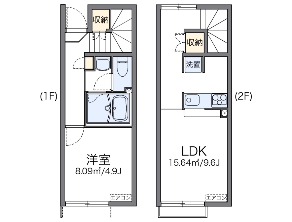 レオネクストＮＡＮＡ 間取り図