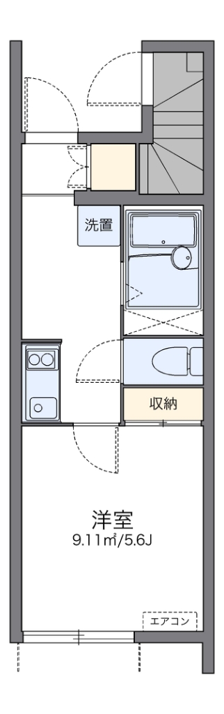 レオネクスト文士村 101号室 間取り