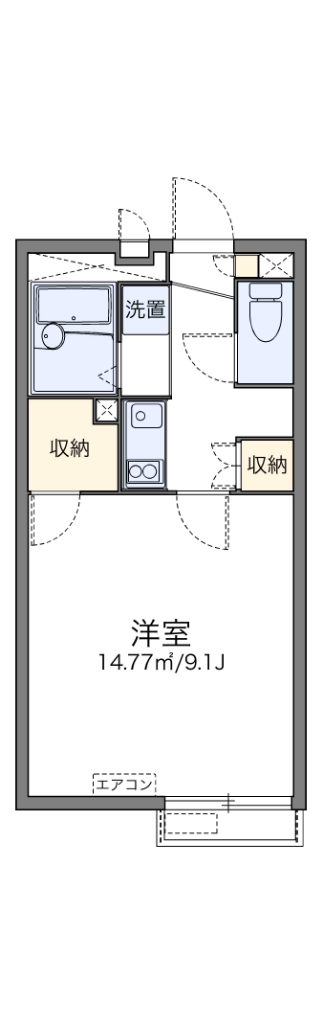 レオネクストフエキⅡ 間取り図