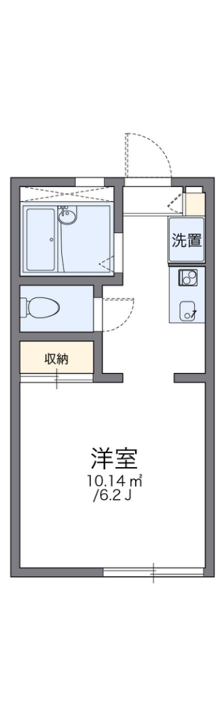 レオパレスパークサイド 間取り図