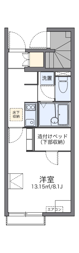 レオネクストケントコート 107号室 間取り