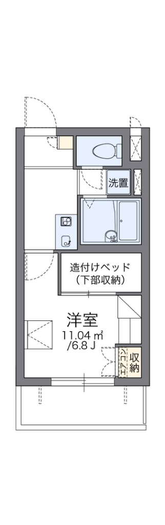 レオパレス高円寺南 間取り図