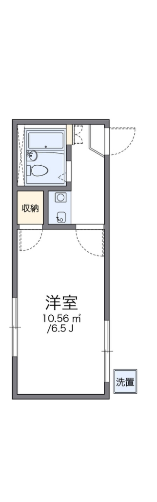 レオパレスシェモアⅠ 間取り図