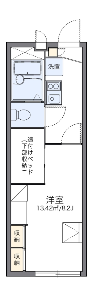 レオパレスハイム　サンコウヤ 間取り図