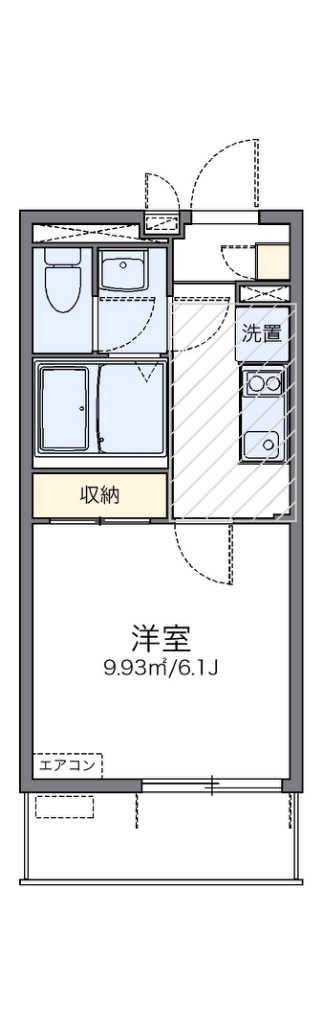 レオネクストシルクパレス 303号室 間取り