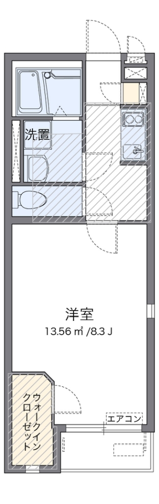 ミランダル　シエル　Ⅱ 間取り図