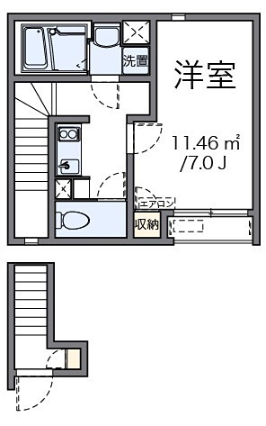 May 202号室 間取り