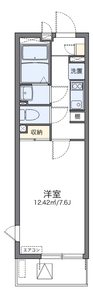 レオネクストハロー北浦和 209号室 間取り