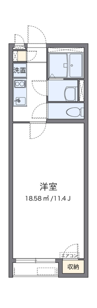 クレイノプランドール 間取り図