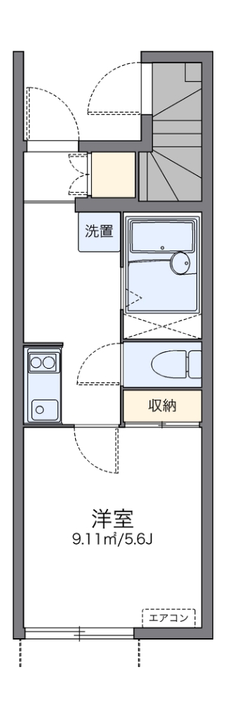 レオネクスト風花 103号室 間取り