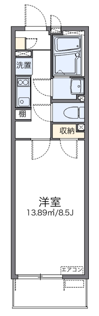 レオネクスト和光三番館 303号室 間取り