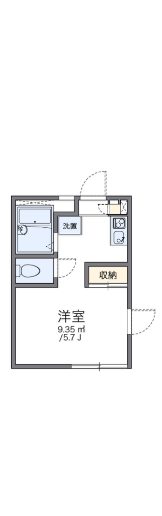 レオパレス日吉町 204号室 間取り