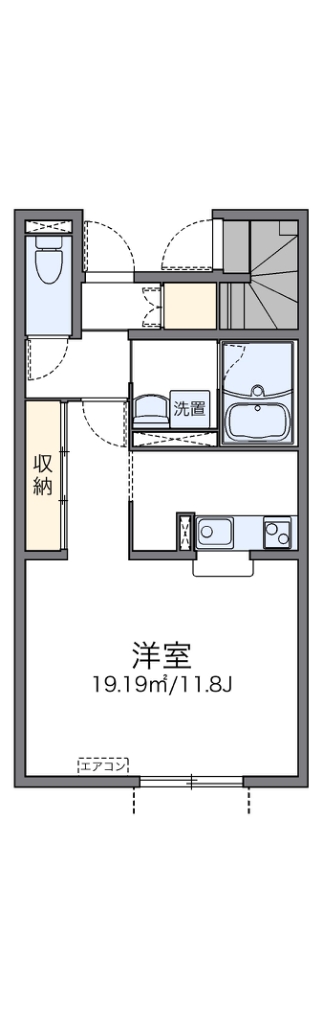 レオネクストフジハイム 103号室 間取り