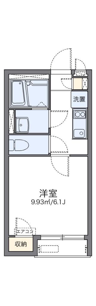 レオネクストマウンテン　ベン 203号室 間取り