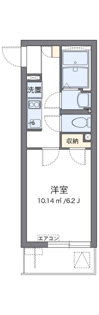 クレイノ領家セブン 間取り図