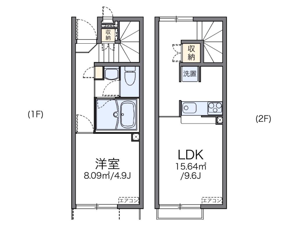 レオネクストコクメイハイツＴ 間取り図