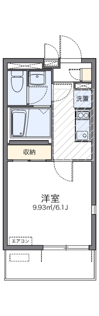 レオネクスト南新宿 101号室 間取り