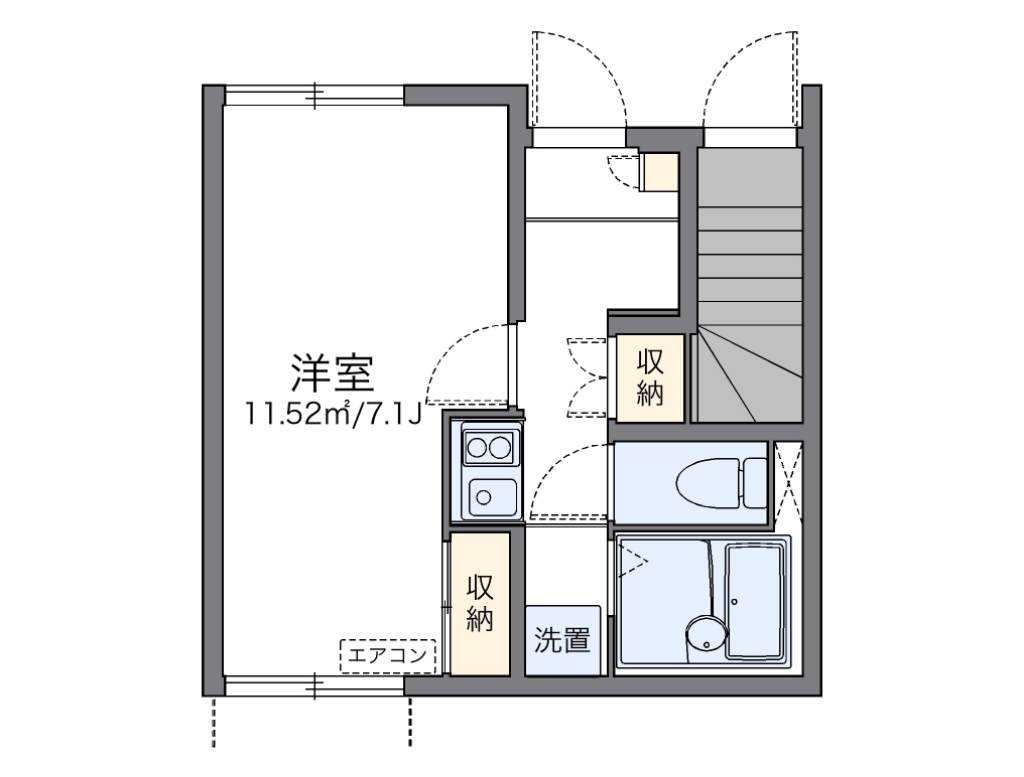 レオネクストフォレストＴ＆Ｔ 103号室 間取り