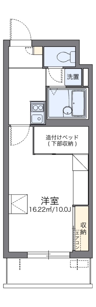 レオパレスパルコートＤ 間取り図