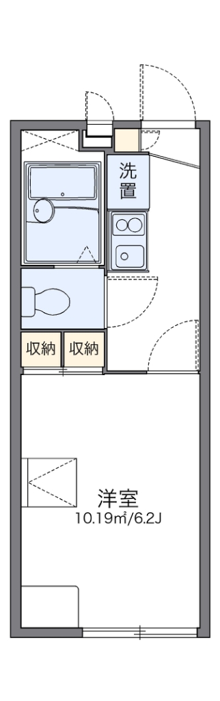 レオパレスシャルマン 間取り図