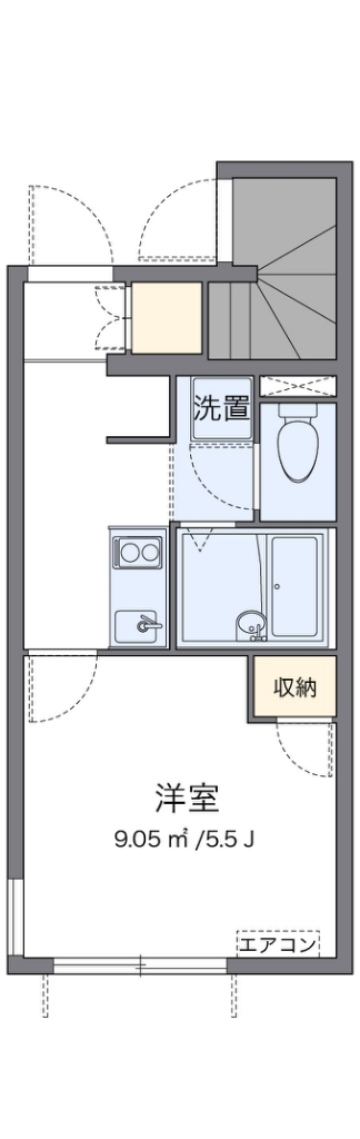 クレイノ戸越銀座 101号室 間取り