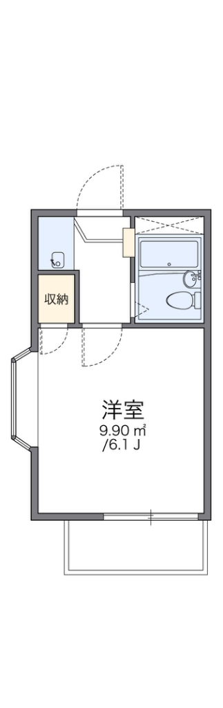 レオパレス川越第７ 201号室 間取り