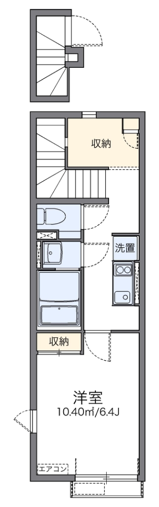 レオネクスト青梅橋 201号室 間取り