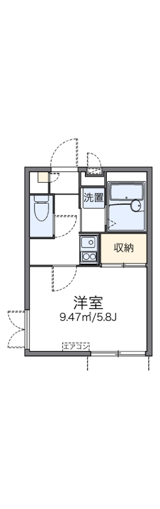 レオパレスエミール 間取り図