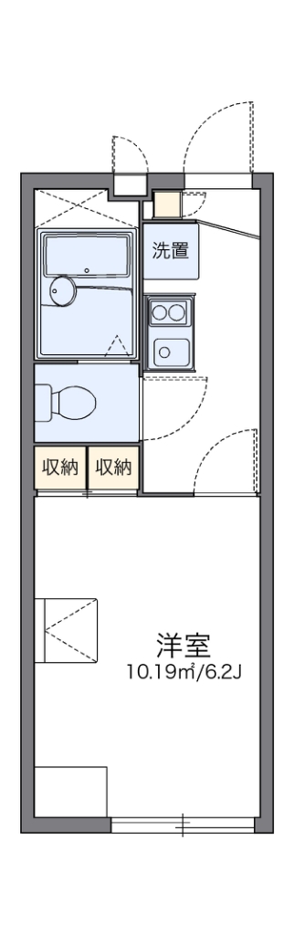 レオパレスヴァン 間取り図