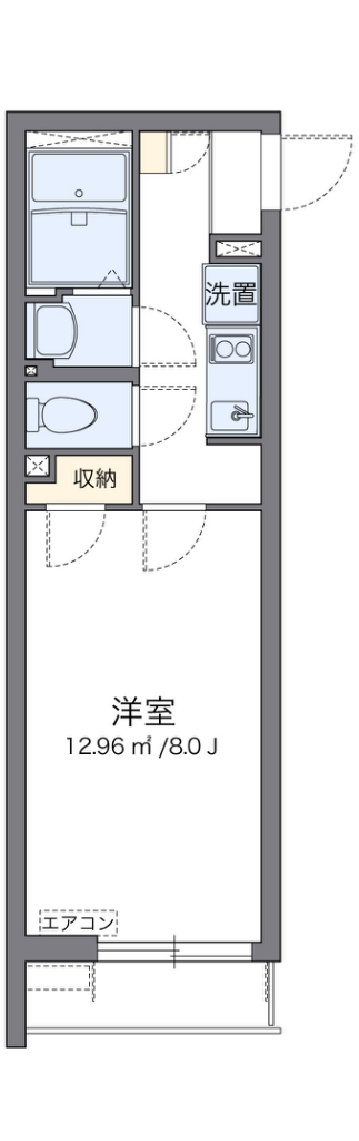 クレイノＦＡＩＲ八雲 間取り図