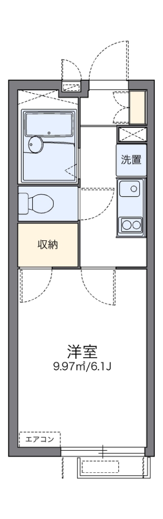 レオパレスＫＥＮ　Ⅰ 間取り図