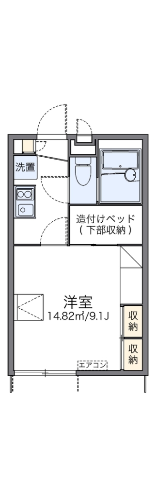 レオパレスグリーンハイツ 間取り図