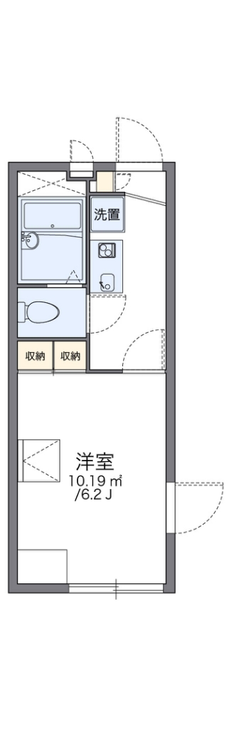 レオパレスＳＵＮ 101号室 間取り