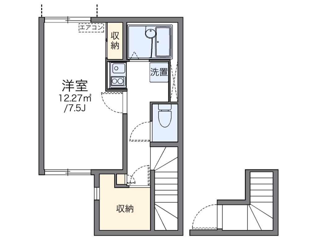 レオネクストＫｏｍｉｙａ 間取り図