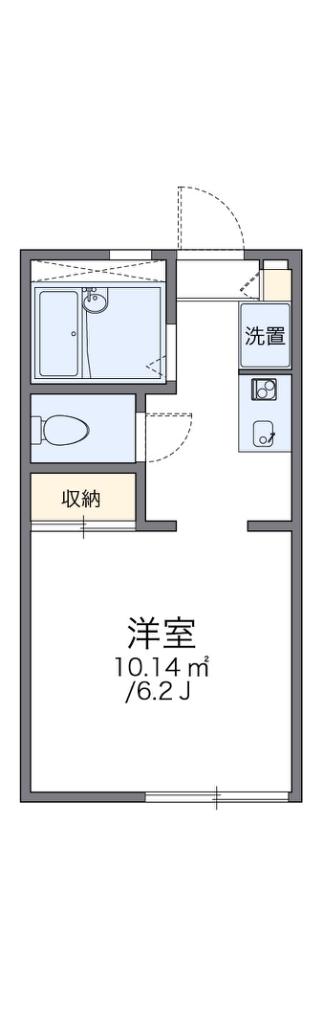 レオパレス小倉 203号室 間取り