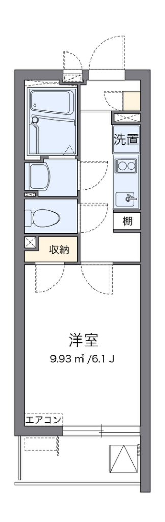 クレイノグリーンメゾン 間取り図