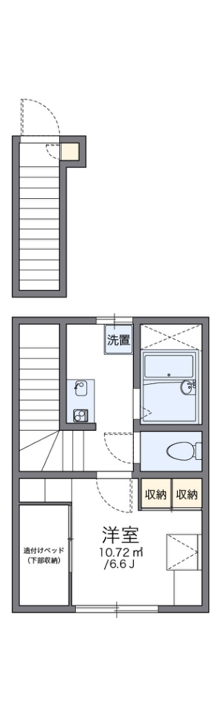 レオパレスソレイユ 間取り図