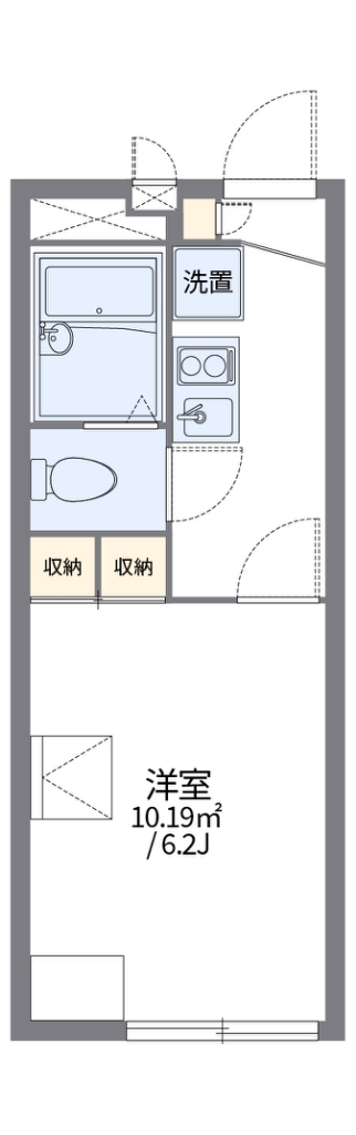 レオパレスエーゼⅢ 間取り図